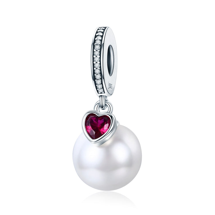 Accessori per collana braccialetto fai da te con ciondolo a forma di cuore in argento sterling S925