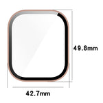 Custodia protettiva per orologio integrata in PC + pellicola temperata, For Nothing CMF Watch Pro D395