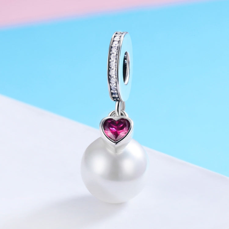 Accessori per collana braccialetto fai da te con ciondolo a forma di cuore in argento sterling S925