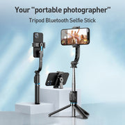 Bastone selfie treppiede Bluetooth ZGA S01 con telecomando