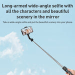 Bastone selfie treppiede Bluetooth con telecomando