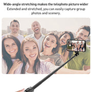 Bastone selfie treppiede Bluetooth ZGA S02 con telecomando