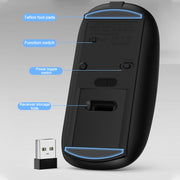 Mouse ZGA Chinchilla Dual Mode Wireless 2.4G + Bluetooth 5.0