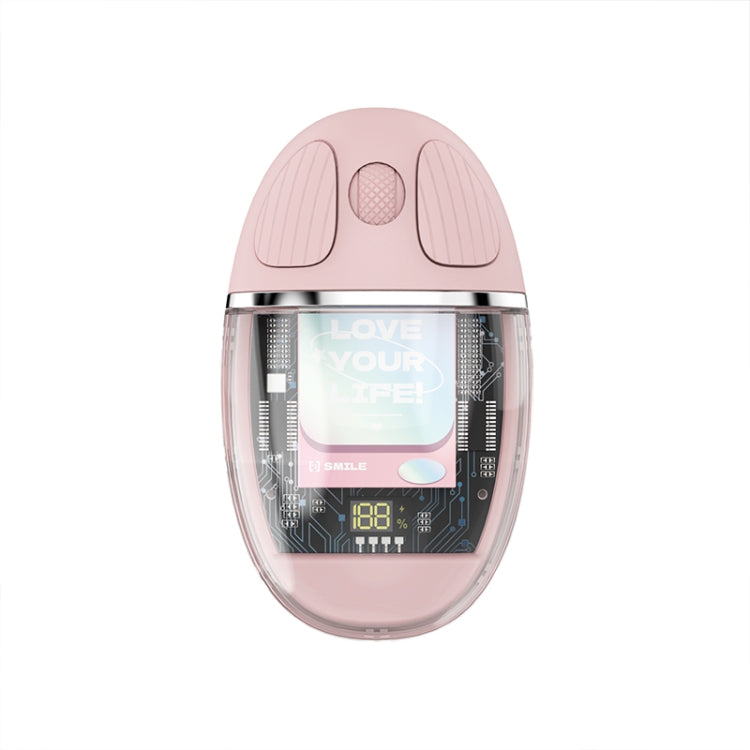 Mouse ZGA colorato trasparente dual mode wireless 2.4G + Bluetooth 5.0