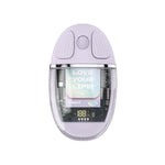 Mouse ZGA colorato trasparente dual mode wireless 2.4G + Bluetooth 5.0