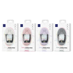 Mouse ZGA colorato trasparente dual mode wireless 2.4G + Bluetooth 5.0