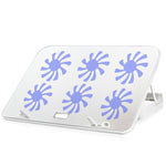 ICE COOREL Base per computer portatile Controllo della velocità Silenzioso Supporto di raffreddamento a sei ventole Rack di raffreddamento, Stile: Premium Edition, Style: Premium Edition(Lvory), Style: Premium Edition(Dazzling Red)                     ...