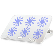 ICE COOREL Base per computer portatile Controllo della velocità Silenzioso Supporto di raffreddamento a sei ventole Rack di raffreddamento, Stile: Premium Edition, Style: Premium Edition(Lvory), Style: Premium Edition(Dazzling Red)                     ...