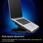 ICE COOREL Base per computer portatile Controllo della velocità Silenzioso Supporto di raffreddamento a sei ventole Rack di raffreddamento, Stile: Premium Edition, Style: Premium Edition(Lvory), Style: Premium Edition(Dazzling Red)                     ...