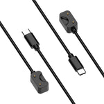 Cavo di ricarica per smartwatch stile ufficiale Samsung Galaxy Fit 3, lunghezza: 55 cm, USB-C / Type-C, USB-A