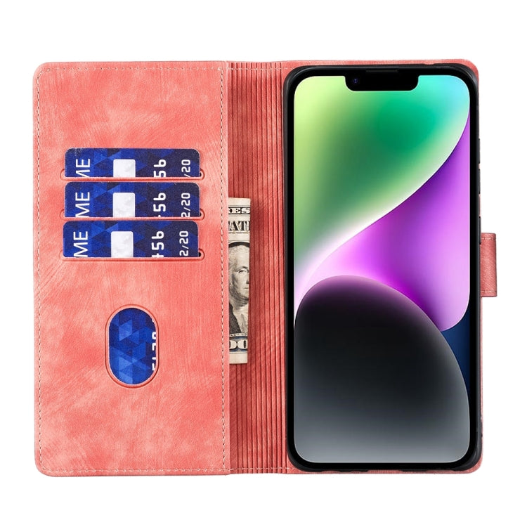 Custodia per telefono in pelle con penna a cuore e gatto in rilievo, For iPhone 14 Plus, For iPhone 14, For iPhone 14 Pro, For iPhone 14 Pro Max