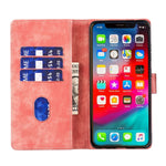 Custodia per telefono in pelle con penna a cuore e gatto in rilievo, For iPhone X / XS, For iPhone XR, For iPhone XS Max, For iPhone 7 Plus / 8 Plus