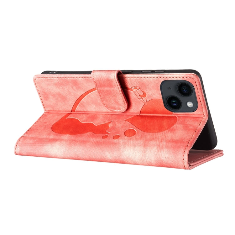 Custodia per telefono in pelle con penna a cuore e gatto in rilievo, For iPhone 13 mini, For iPhone 12, For iPhone 12 Pro Max, For iPhone 12 Pro