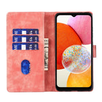 Custodia per telefono in pelle con penna a cuore e gatto in rilievo, For Samsung Galaxy A14 5G, For Samsung Galaxy A13 4G / 5G / A04, For Samsung Galaxy A53 5G, For Samsung Galaxy A33 5G