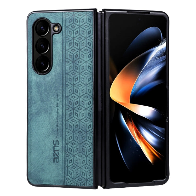 Custodia per telefono AZNS con sensazione di pelle in rilievo 3D, For Samsung Galaxy Z Flip7 5G, For Samsung Galaxy Z Fold6