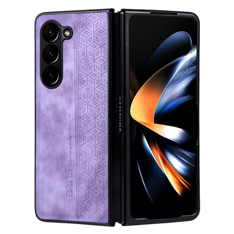 Custodia per telefono AZNS con sensazione di pelle in rilievo 3D, For Samsung Galaxy Z Flip7 5G, For Samsung Galaxy Z Fold6