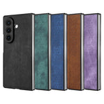 Custodia telefono con effetto pelle 3D per Samsung Galaxy Z Flip7 5G