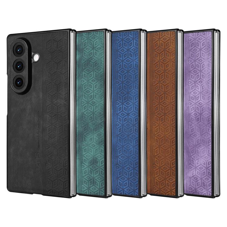 Custodia telefono con effetto pelle 3D per Samsung Galaxy Z Flip7 5G