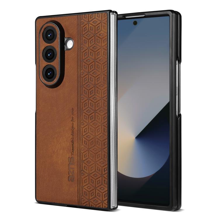 Custodia per telefono AZNS con sensazione di pelle in rilievo 3D, For Galaxy Z Fold8 5G, For Galaxy Z Flip8 5G, For Samsung Galaxy Z Flip6 / 7 FE, For Samsung Galaxy Z Fold7 5G