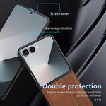 Custodia per telefono AZNS con sensazione di pelle in rilievo 3D, For Samsung Galaxy Z Flip7 5G, For Samsung Galaxy Z Fold6