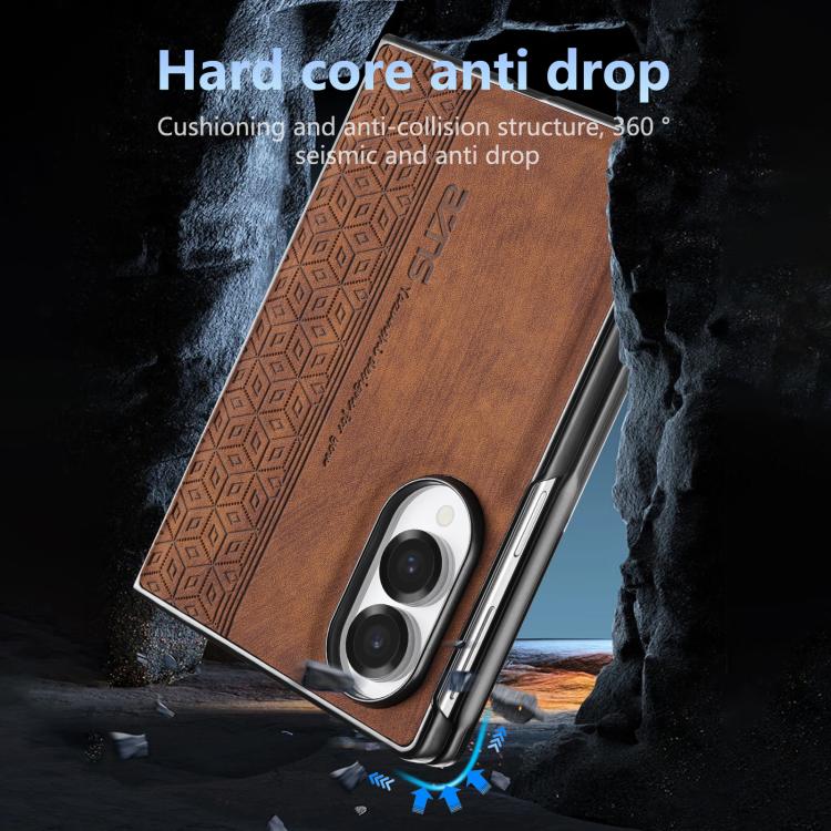 Custodia per telefono AZNS con sensazione di pelle in rilievo 3D, For Galaxy Z Fold8 5G, For Galaxy Z Flip8 5G, For Samsung Galaxy Z Flip6 / 7 FE, For Samsung Galaxy Z Fold7 5G