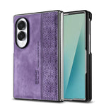 Custodia per telefono AZNS con sensazione di pelle in rilievo 3D, For Galaxy Z Fold8 5G, For Galaxy Z Flip8 5G, For Samsung Galaxy Z Flip6 / 7 FE, For Samsung Galaxy Z Fold7 5G