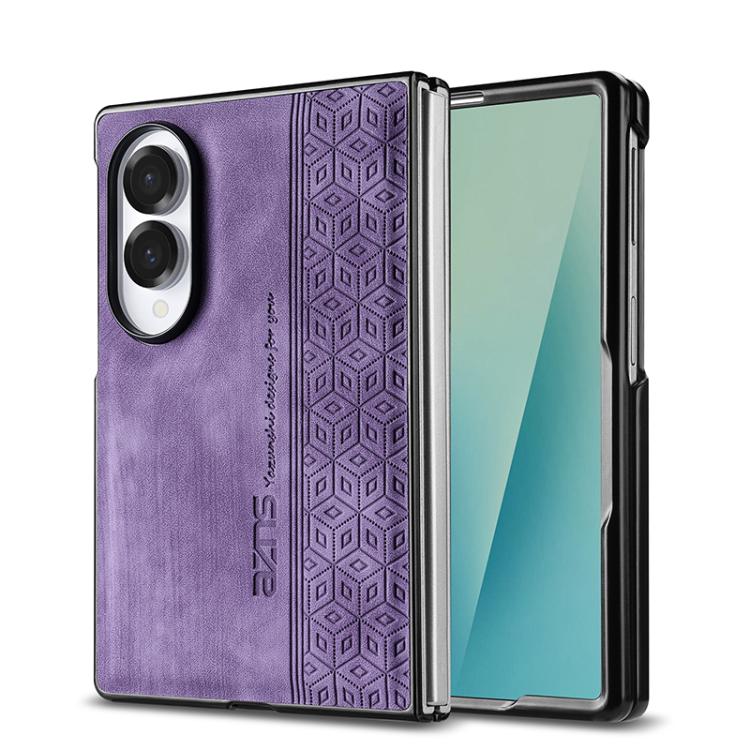 Custodia per telefono AZNS con sensazione di pelle in rilievo 3D, For Galaxy Z Fold8 5G, For Galaxy Z Flip8 5G, For Samsung Galaxy Z Flip6 / 7 FE, For Samsung Galaxy Z Fold7 5G