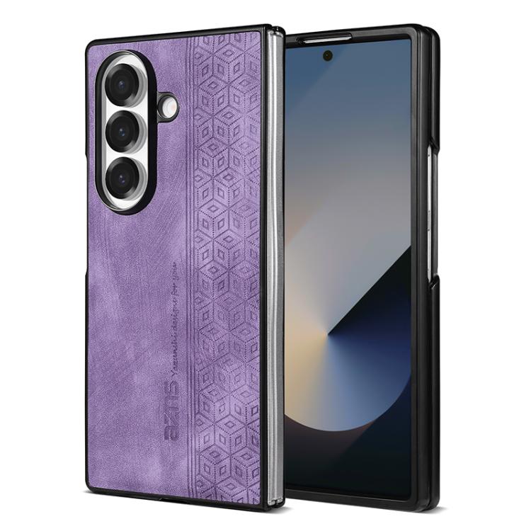 Custodia per telefono AZNS con sensazione di pelle in rilievo 3D, For Galaxy Z Fold8 5G, For Galaxy Z Flip8 5G, For Samsung Galaxy Z Flip6 / 7 FE, For Samsung Galaxy Z Fold7 5G