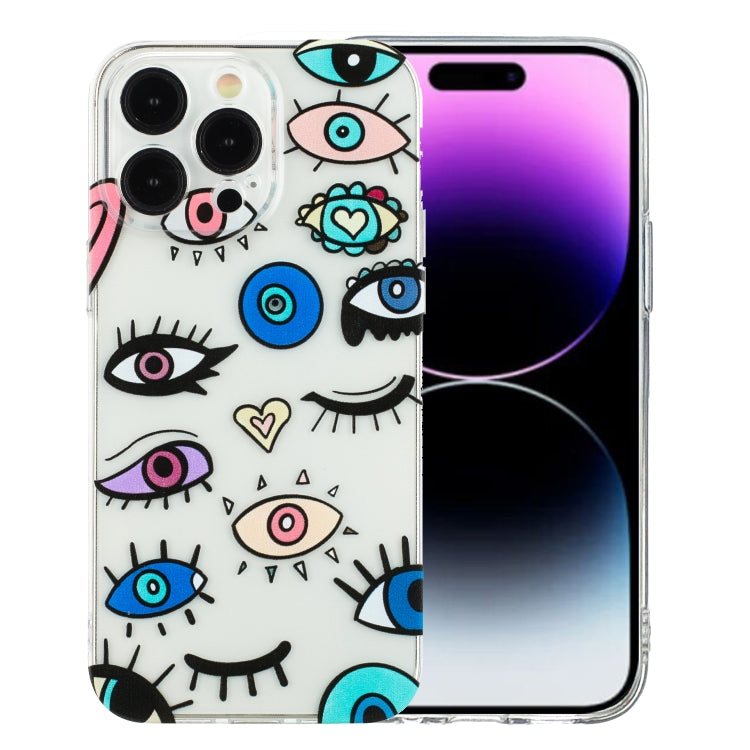 Custodia per telefono in TPU con motivo dipinto colorato, For iPhone 16, For iPhone 15 Pro Max, For iPhone 15 Pro
