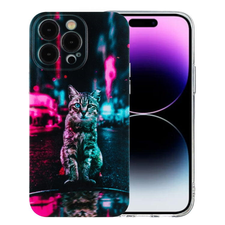 Custodia per telefono in TPU con motivo dipinto colorato, For iPhone 16, For iPhone 15 Pro Max, For iPhone 15 Pro