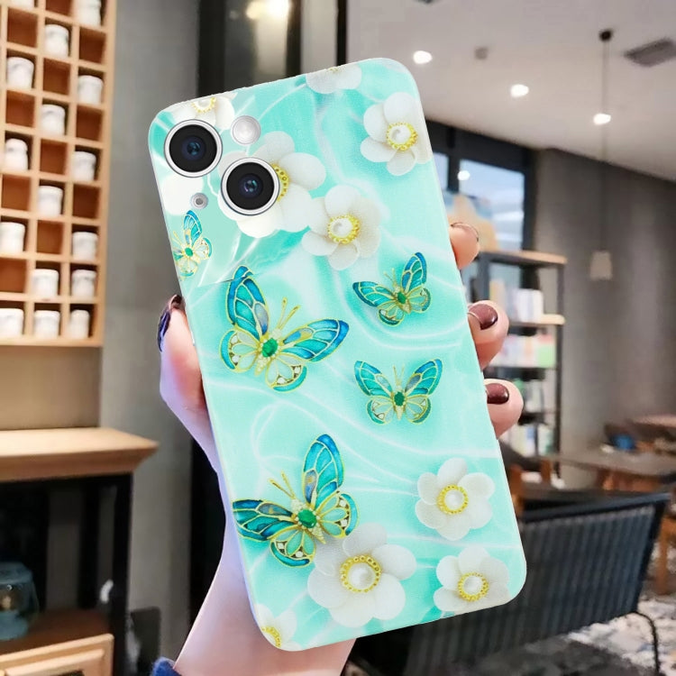 Custodia per telefono in TPU con motivo dipinto colorato, For iPhone 15 Plus, For iPhone 15, For iPhone 14 Plus