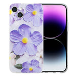 Custodia per telefono in TPU con motivo dipinto colorato, For iPhone 15 Plus, For iPhone 15, For iPhone 14 Plus