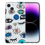 Custodia per telefono in TPU con motivo dipinto colorato, For iPhone 14, For iPhone 14 Pro, For iPhone 14 Pro Max