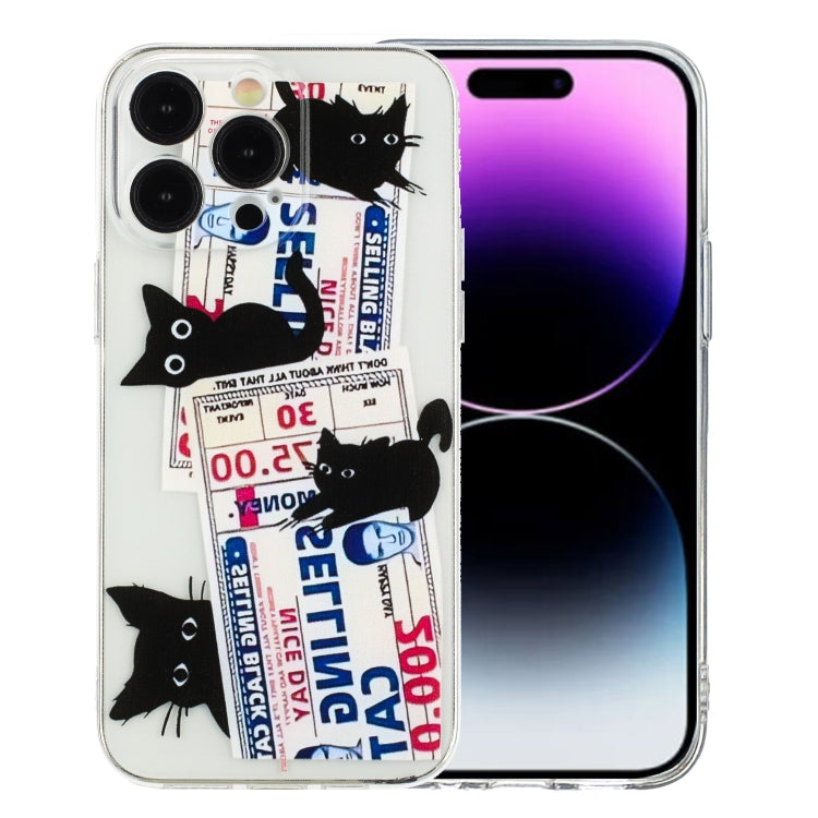 Custodia per telefono in TPU con motivo dipinto colorato, For iPhone 14, For iPhone 14 Pro, For iPhone 14 Pro Max