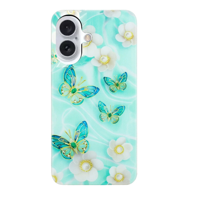Custodia per telefono in TPU con motivo dipinto colorato, For iPhone 16, For iPhone 15 Pro Max, For iPhone 15 Pro
