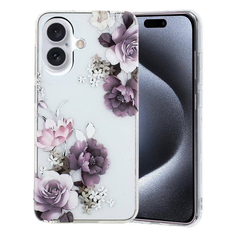 Custodia per telefono in TPU con motivo dipinto colorato, For iPhone 16, For iPhone 15 Pro Max, For iPhone 15 Pro