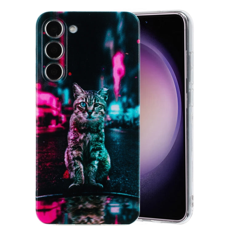 Custodia per telefono in TPU con motivo dipinto colorato, For Samsung Galaxy S23+ 5G, For Samsung Galaxy S23 5G