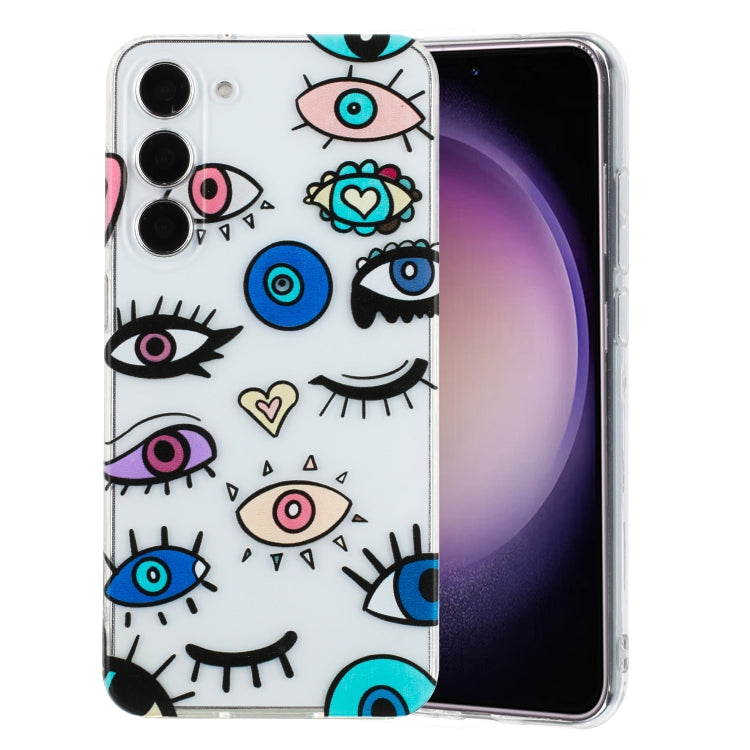 Custodia per telefono in TPU con motivo dipinto colorato, For Samsung Galaxy S23+ 5G, For Samsung Galaxy S23 5G