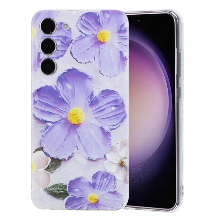 Custodia per telefono in TPU con motivo dipinto colorato, For Samsung Galaxy S23+ 5G, For Samsung Galaxy S23 5G