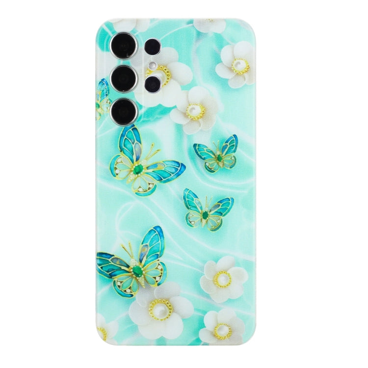 Custodia per telefono in TPU con motivo dipinto colorato, For Samsung Galaxy S24 Ultra 5G, For Samsung Galaxy S24+ 5G, For Samsung Galaxy S24 5G