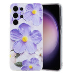 Custodia per telefono in TPU con motivo dipinto colorato, For Samsung Galaxy S24 Ultra 5G, For Samsung Galaxy S24+ 5G, For Samsung Galaxy S24 5G