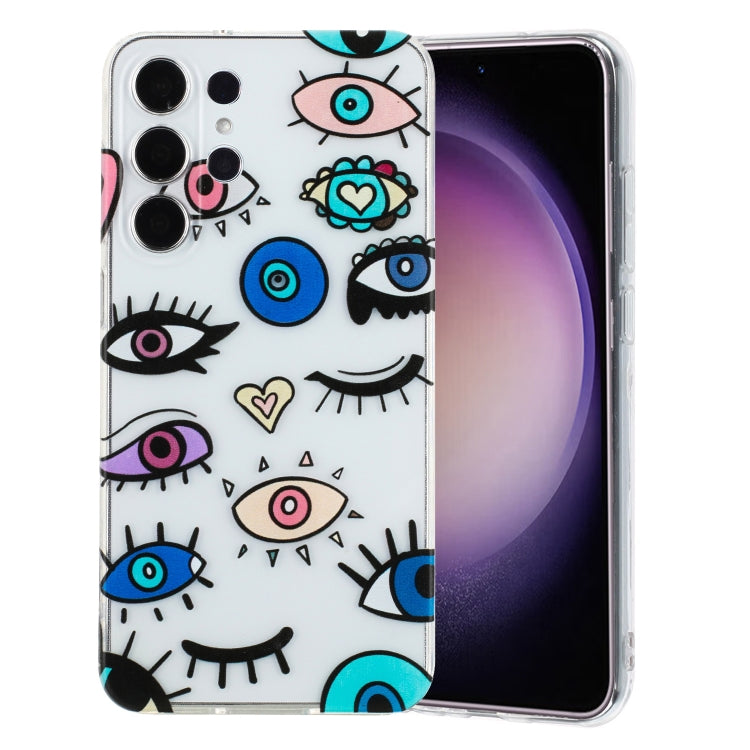 Custodia per telefono in TPU con motivo dipinto colorato, For Samsung Galaxy S24 Ultra 5G, For Samsung Galaxy S24+ 5G, For Samsung Galaxy S24 5G