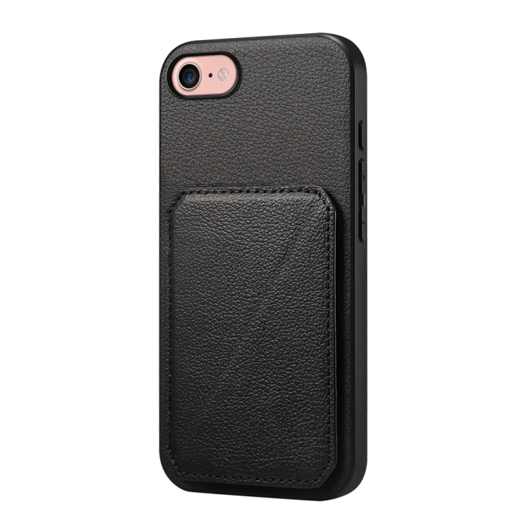Custodia per telefono con doppio slot per scheda D04 in vitello texture, For iPhone 17 Pro Max, For iPhone 17 Pro, For iPhone 17, For iPhone Air, For iPhone 7 / 8 / SE 2022, For iPhone 16 Pro Max