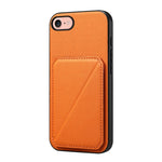 Custodia per telefono con doppio slot per scheda D04 in vitello texture, For iPhone 17 Pro Max, For iPhone 17 Pro, For iPhone 17, For iPhone Air, For iPhone 7 / 8 / SE 2022, For iPhone 16 Pro Max