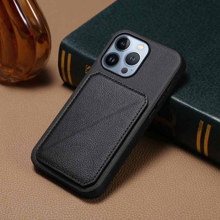 Custodia per telefono con doppio slot per scheda D04 in vitello texture, For iPhone 13 Pro, For iPhone 13, For iPhone 12, For iPhone 12 Pro Max, For iPhone 12 Pro, For iPhone 11 Pro Max