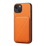 Custodia per telefono con doppio slot per scheda D04 in vitello texture, For iPhone 13 Pro, For iPhone 13, For iPhone 12, For iPhone 12 Pro Max, For iPhone 12 Pro, For iPhone 11 Pro Max