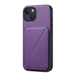 Custodia per telefono con doppio slot per scheda D04 in vitello texture, For iPhone 13 Pro, For iPhone 13, For iPhone 12, For iPhone 12 Pro Max, For iPhone 12 Pro, For iPhone 11 Pro Max