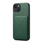 Custodia per telefono con doppio slot per scheda D04 in vitello texture, For iPhone 13 Pro, For iPhone 13, For iPhone 12, For iPhone 12 Pro Max, For iPhone 12 Pro, For iPhone 11 Pro Max