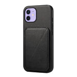 Custodia per telefono con doppio slot per scheda D04 in vitello texture, For iPhone 13 Pro, For iPhone 13, For iPhone 12, For iPhone 12 Pro Max, For iPhone 12 Pro, For iPhone 11 Pro Max