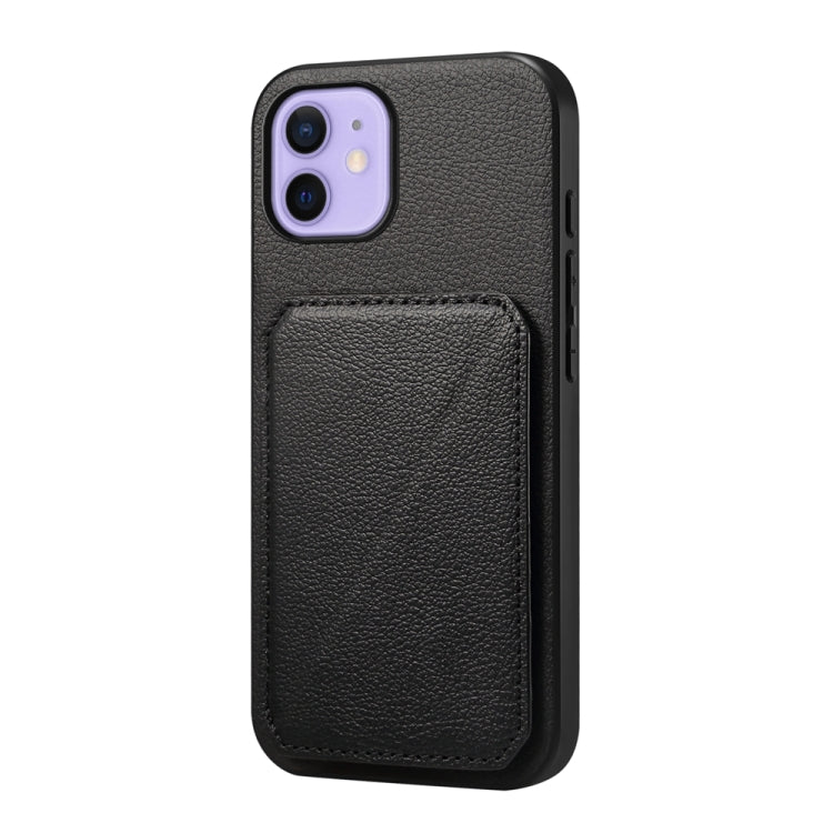 Custodia per telefono con doppio slot per scheda D04 in vitello texture, For iPhone 13 Pro, For iPhone 13, For iPhone 12, For iPhone 12 Pro Max, For iPhone 12 Pro, For iPhone 11 Pro Max